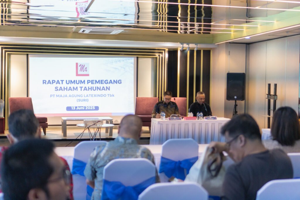 Direktur PT Maja Agung Latexindo memimpin RUPS 2024